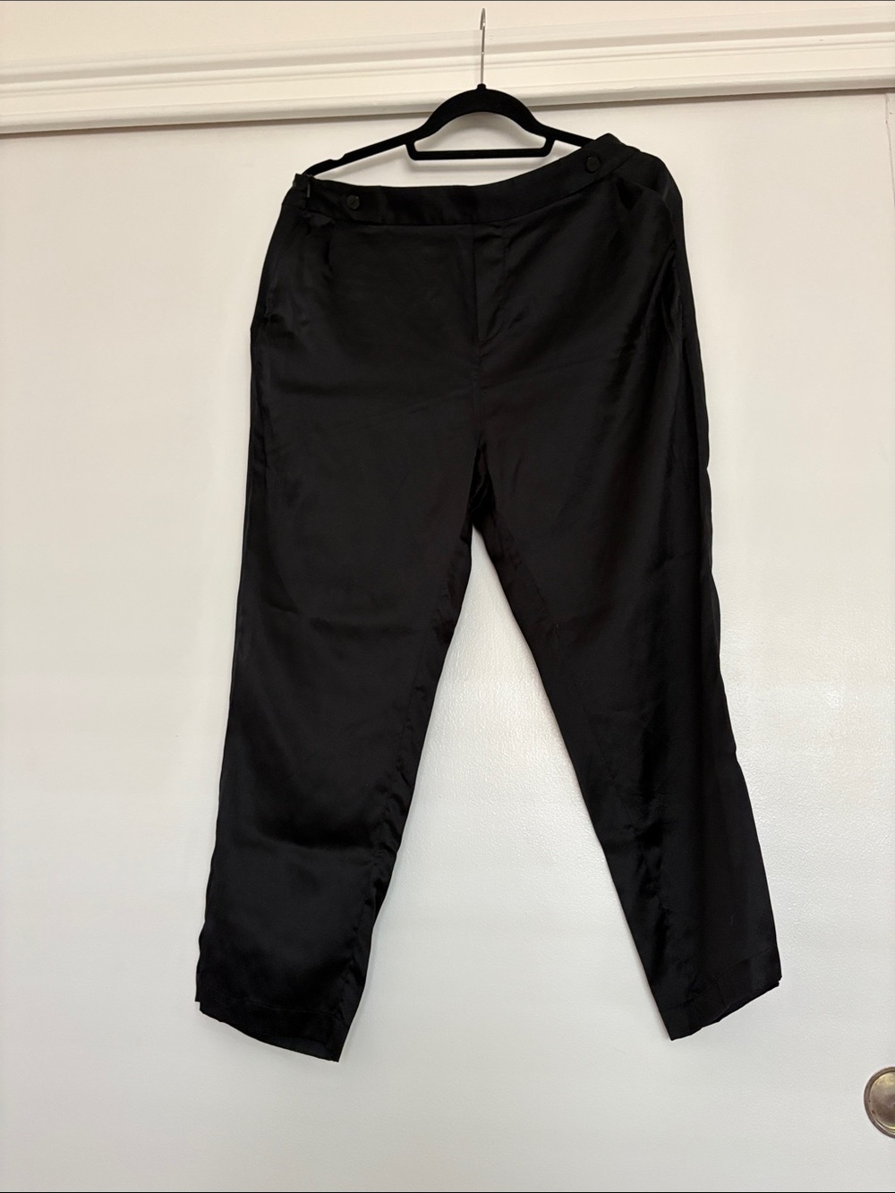 Lily Silk Dressy Pants - Classic Straight Fit 90% silk 10% spendex